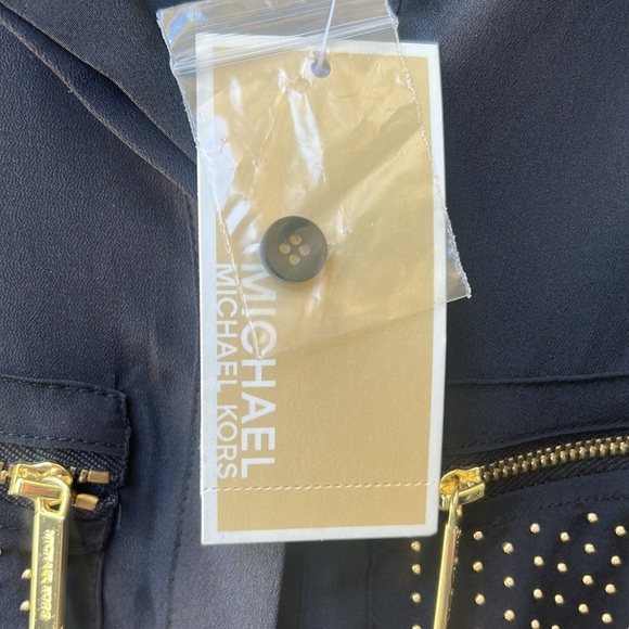 Michael Kors woman’s Black Studded long sleeve blouse - Picture 4 of 7